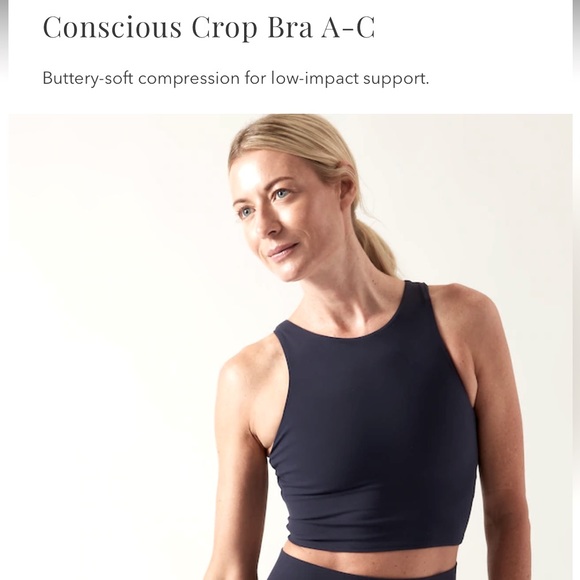 Athleta Tops - Athleta crop bra A-C